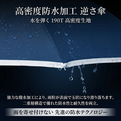 C型逆折り傘